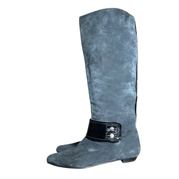 Stylish Black Suede Women's Boots - Picture 7 of 13